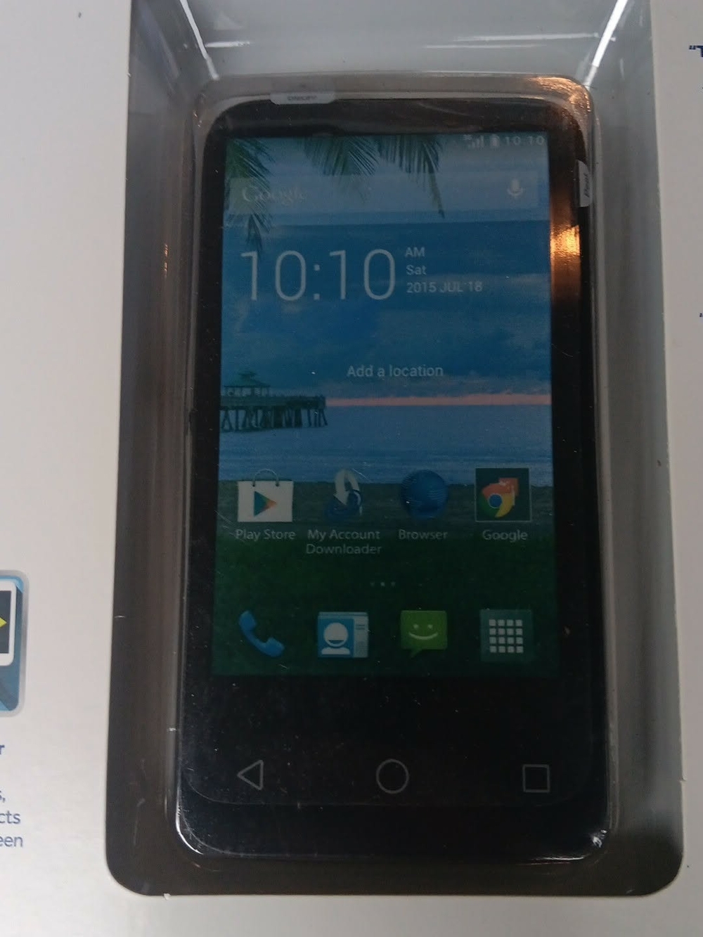 Black Android Touchscreen Smartphone - Unbranded
